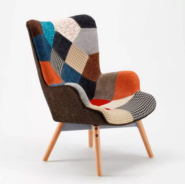 Patchwork Fabric Chair